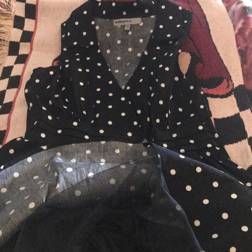 Black and white poka dots dress. NWNT